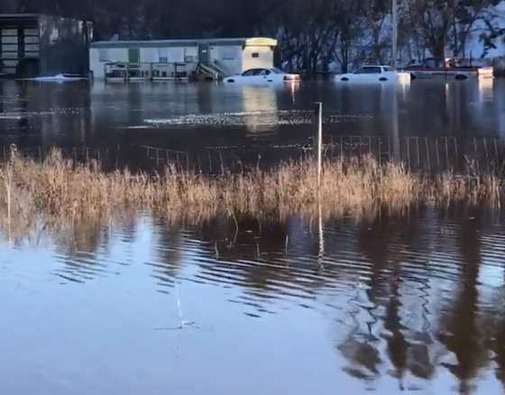 Pine Ridge flooding